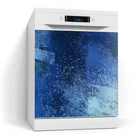 Deqori Magnetfolie für Spülmaschine 60x60 cm | Motiv Blaue