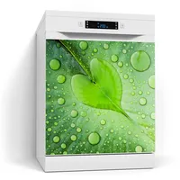 Deqori Magnetfolie für Spülmaschine 60x60 cm | Motiv Grüne