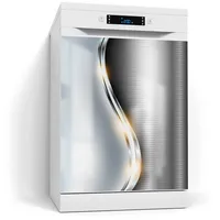 Deqori Magnetfolie für Spülmaschine 60x70 cm | Motiv Elegantes