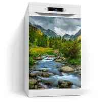 Deqori Magnetfolie für Spülmaschine 60x80 cm | Motiv Idyllischer