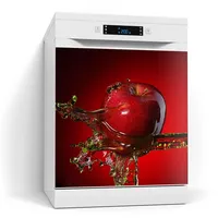 Deqori Magnetfolie für Spülmaschine 60x60 cm | Motiv Flüssigkeit