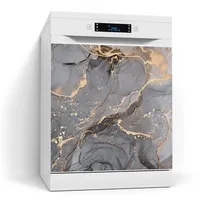 Deqori Magnetfolie für Spülmaschine 60x60 cm | Motiv Elegantes