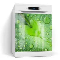 Deqori Magnetfolie für Spülmaschine 60x60 cm | Motiv Grüne
