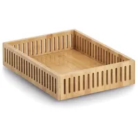 Zeller Ablagebox Bambus braun, 24x6.5x32 cm