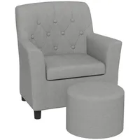 Aiyaplay Kindersessel Kindersofa mit Fußhocker Kindercouch ab 18 Monaten