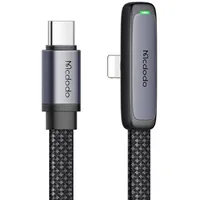 Mcdodo CA-3350 USB auf USB-C Winkelkabel Nylon Ladekabel 1,2m