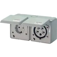 Mennekes Mennekes, 4202 Cepex-Doppelsteckdose 16A5p6h400V IP44