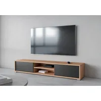 INOSIGN Lowboard »Frida«, Hängend oder stehend montierbar, grau