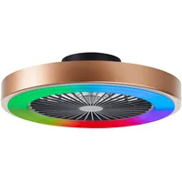 Lightbox LED Deckenlampe mit Ventilator & RGB Front Light