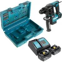 Makita Bohrmaschine + 2x Akku 6,0 Ah + 65