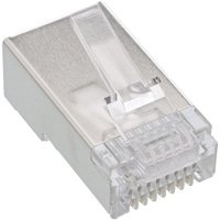 InLine 74559 10er Pack Crimpstecker RJ45, für starre Kabel