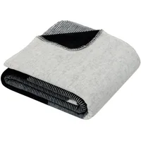 IBENA Achmeta schwarz weiß), B:150cm L:200cm, Baumwolle, Polyacryl, Polyester,