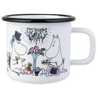 Muurla Becher 370 ml Retro Mumins Date Night schwarz