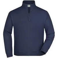 James & Nicholson Sweat Jacket Klassische Sweatjacke French Terry