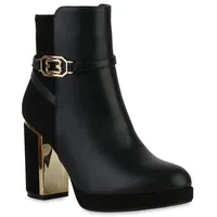VAN HILL Klassische Stiefeletten in Schwarz