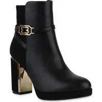 VAN HILL Klassische Stiefeletten in Schwarz