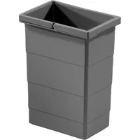 HAILO 8 Liter Inneneimer 1129909 dunkelgrau für Raumspar-Tandem, Allegro,