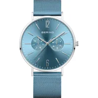 BERING 14240-809 Classic Herrenuhr 41mm 3ATM - Blau/Blau