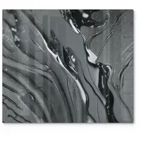 Deqori Herdabdeckplatte Glas | einteilig 60x52 cm | Motiv