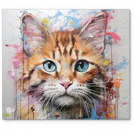 Deqori Herdabdeckplatte Glas | einteilig 60x52 cm | Motiv