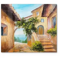 Deqori Herdabdeckplatte Glas | einteilig 60x52 cm | Motiv