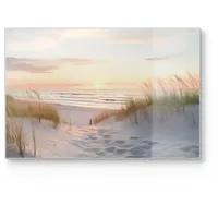 Deqori Schneidebrett aus Glas | groß 30x20 cm |