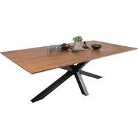 Sam möbel gmbh Esstisch 260x100cm Akazie massiv nussbaumfarben schweizer