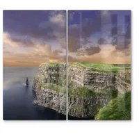 Deqori Herdabdeckplatten Glas | 2er Set 60x52 cm |