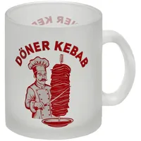 Speecheese Döner Kebab Logo Glas Tasse Vintage Retro Design