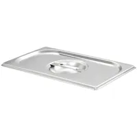 VidaXL Deckel für GN 1/4 Behälter 4 Stk. Edelstahl
