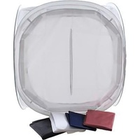 StudioKing Aufnahmezelt LS-FF75 75x75 Faltbar (75 cm), Hintergrundsystem