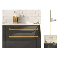 VidaXL Möbelgriffe 10 Stk. Golden 480 mm Edelstahl