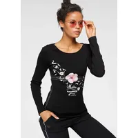 KangaROOS Longsleeve, Langarm, sehr figurbetonter Schnitt, mit Print KangaROOS