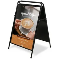 Showdown Displays Showdown Kundenstopper Elegant A1 sw