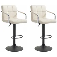 CLP Barhocker Lucy V2 Kunstleder (2er Set, 2 St.,