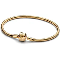 Pandora Moments Schlangen-Gliederarmband mit Kugelverschluss aus Sterling Silber mit