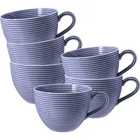 SELTMANN WEIDEN Beat Color Glaze Milchkaffeetassen (350 ml, 6