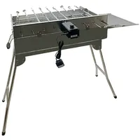 Olymp handels gmbh Schaschlikgrill Mangal mit Drehspießregler Edelstahlmotor für