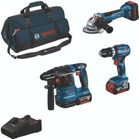Bosch 0615A5004C 18V Profi-Set (GSB,GWS,GBH) Aktionspaket 18V +