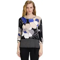 Betty Barclay Strickpullover BETTY BARCLAY "Damen Feinstrickpullover mit Blumenprint",