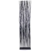 DESIGN DELIGHTS RAUMTEILER schwarz Naturmaterialien, 40x170x12 cm, Wohnzimmer, Raumteiler