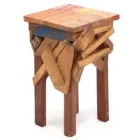 Creedwood Hocker Holz 30 x 52 x 30 cm