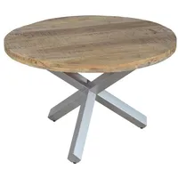 Ab:stil.art.moebel RUNIS Ø 120 cm silber