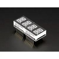 Adafruit 0.54 4-fach Alphanumerisches FeatherWing Display - Rot