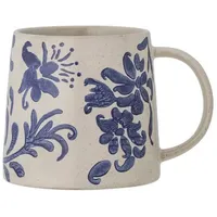 Bloomingville Becher PETUNIA Blau Weiß 450 ml | Gr.: