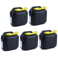 Tenzo-R 5x 10L Reserve Benzin Diesel Kanister Kunststoff UN-Zulassung