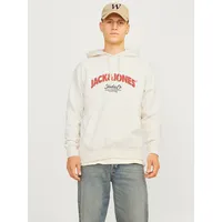 JACK & JONES Hoodie in Creme - XL