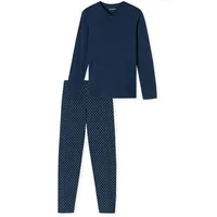 SCHIESSER Schlafanzug »"Casual Essentials"«, (2 tlg.), mit V-Ausschnitt Schiesser