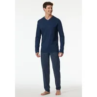 SCHIESSER Pyjama Casual Essentials in Admiral | Gr.: 102