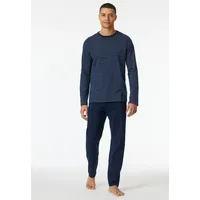 SCHIESSER Schlafanzug Casual Essentials in Admiral | Gr.: 58